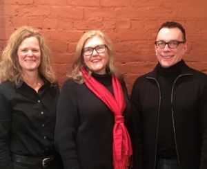 Left to right: Anne Marshall (Vice President), Debbye Byrum (President), James Knight (new Board Member).